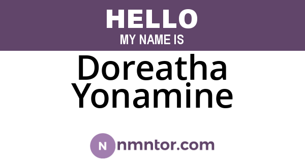 Doreatha Yonamine