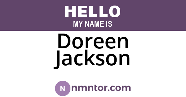 Doreen Jackson
