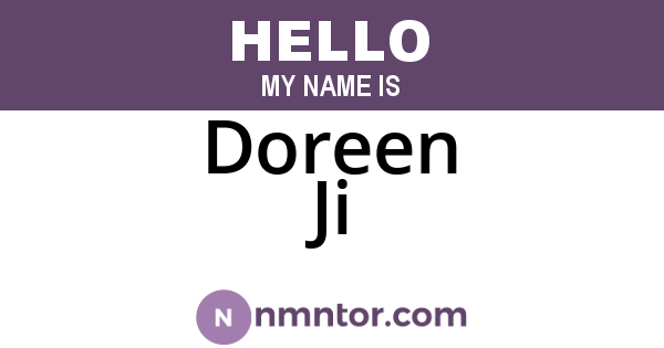Doreen Ji