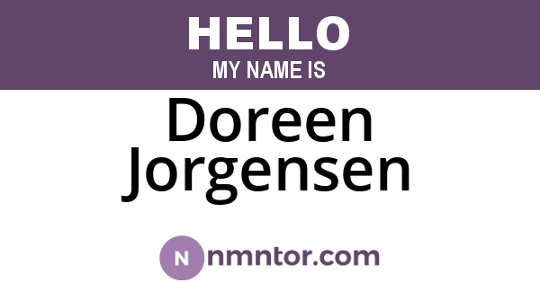 Doreen Jorgensen
