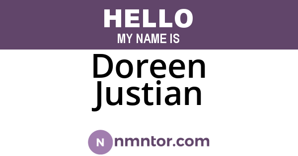 Doreen Justian