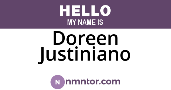 Doreen Justiniano