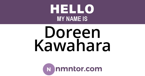 Doreen Kawahara