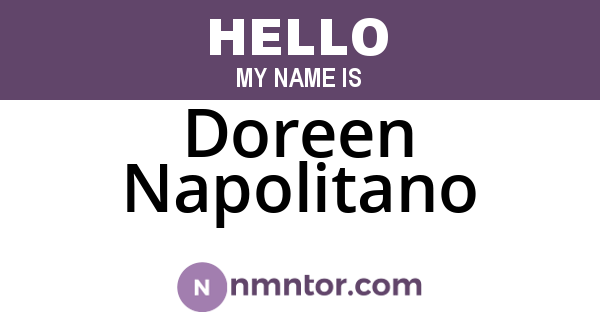 Doreen Napolitano