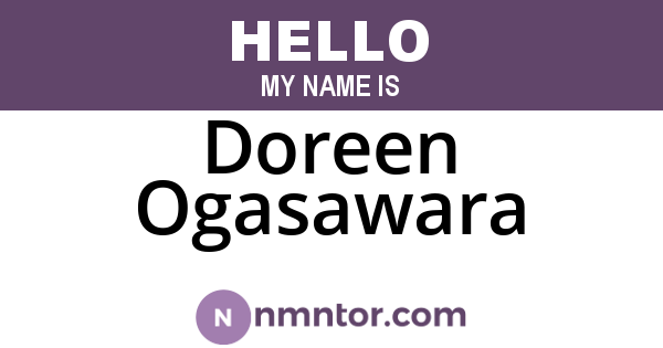Doreen Ogasawara