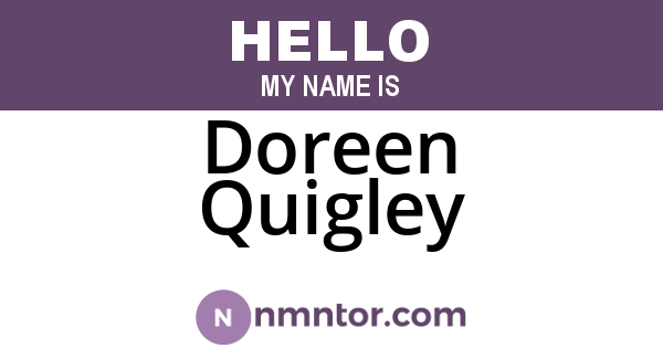 Doreen Quigley