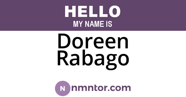 Doreen Rabago
