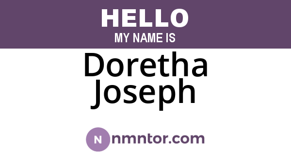 Doretha Joseph