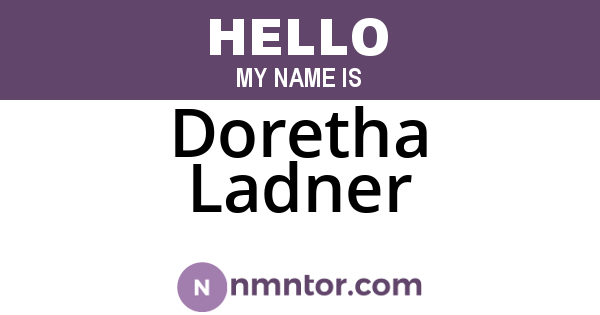 Doretha Ladner