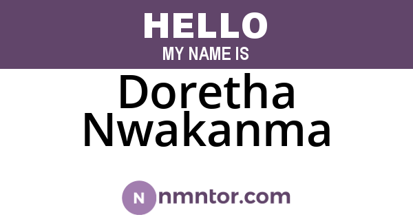 Doretha Nwakanma