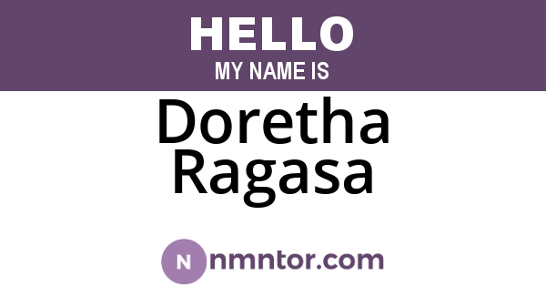 Doretha Ragasa