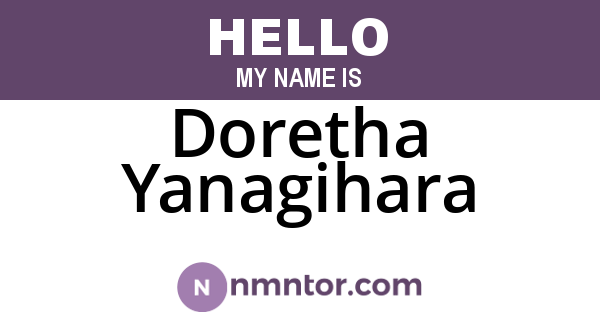 Doretha Yanagihara
