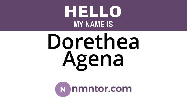 Dorethea Agena