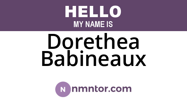 Dorethea Babineaux