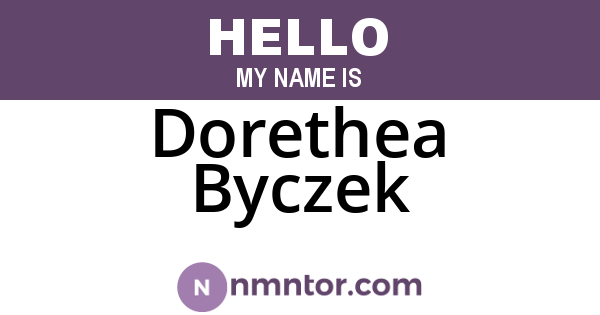 Dorethea Byczek