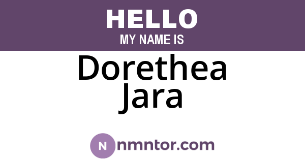 Dorethea Jara