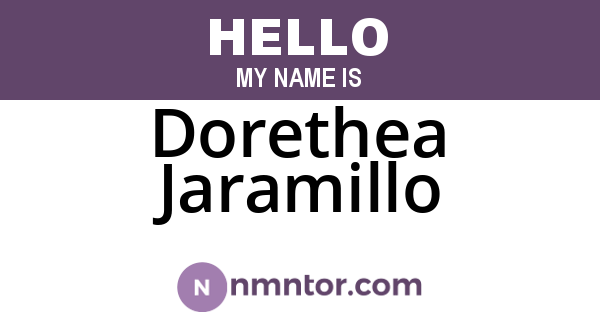 Dorethea Jaramillo