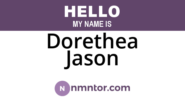 Dorethea Jason