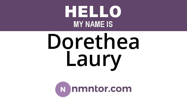 Dorethea Laury