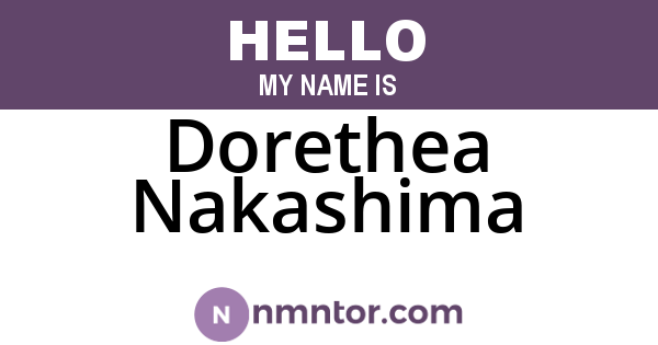 Dorethea Nakashima
