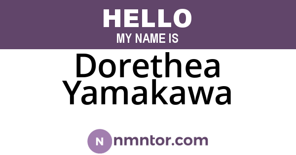 Dorethea Yamakawa