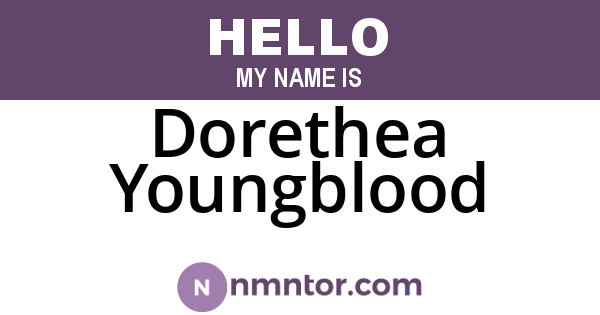 Dorethea Youngblood