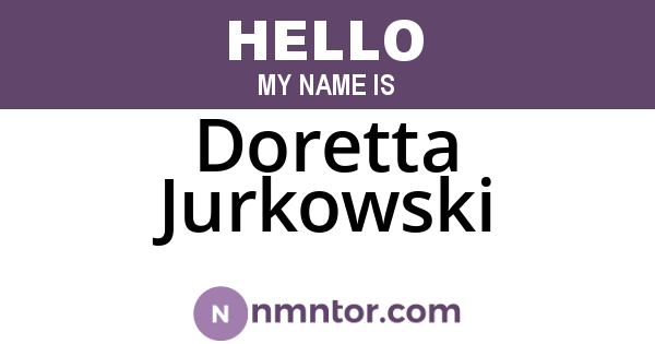 Doretta Jurkowski