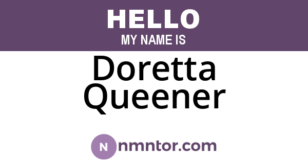 Doretta Queener