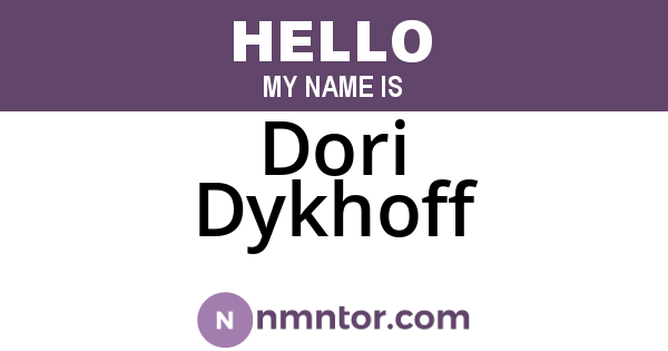 Dori Dykhoff