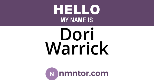 Dori Warrick