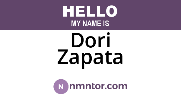 Dori Zapata