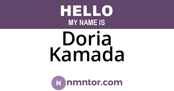 Doria Kamada