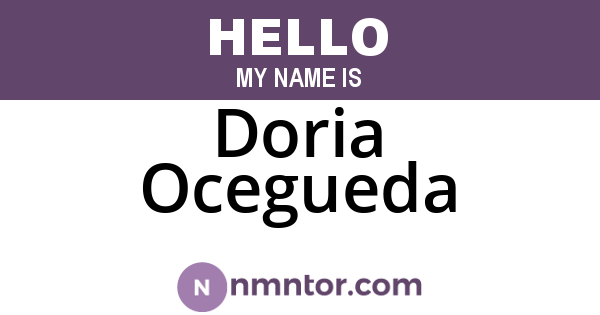 Doria Ocegueda