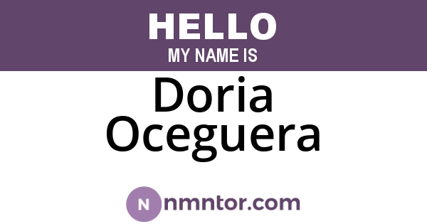 Doria Oceguera