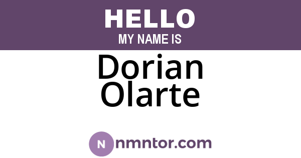 Dorian Olarte
