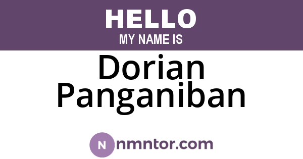 Dorian Panganiban