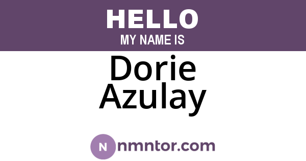 Dorie Azulay