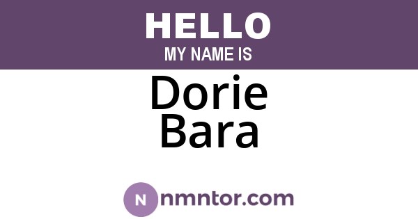 Dorie Bara