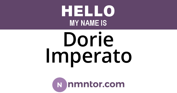 Dorie Imperato