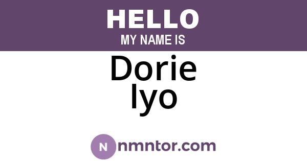Dorie Iyo