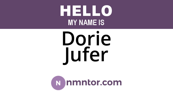 Dorie Jufer
