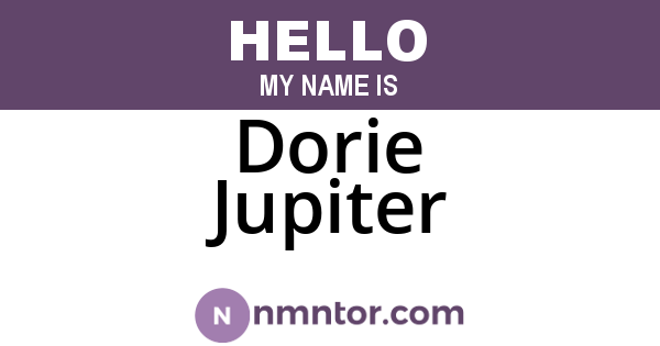 Dorie Jupiter