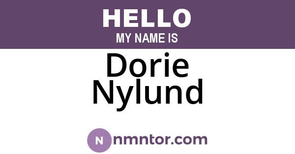 Dorie Nylund