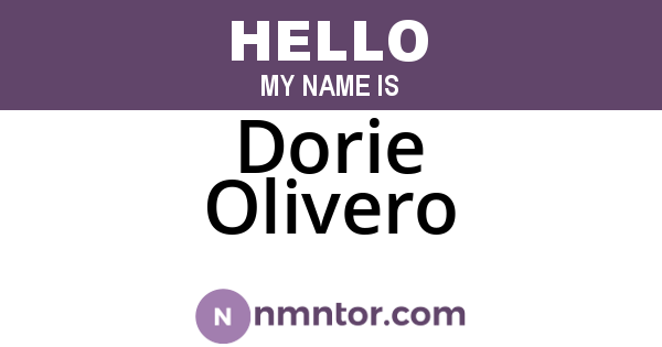 Dorie Olivero