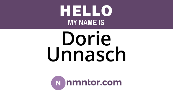 Dorie Unnasch