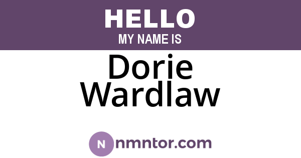 Dorie Wardlaw