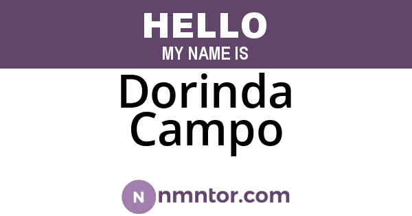 Dorinda Campo