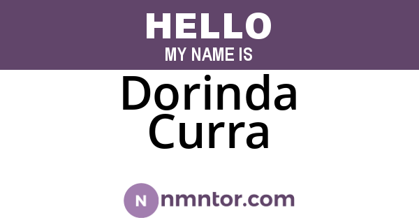 Dorinda Curra