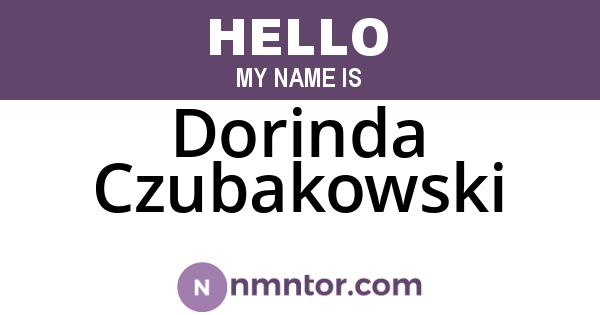 Dorinda Czubakowski