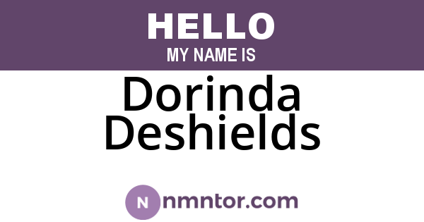 Dorinda Deshields